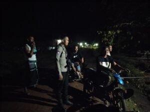 Ciptakan Rasa Aman, Personel Polsek Kurik Laksanakan Sambang Poskamling di Distrik Kurik