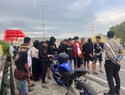 Cegah Aksi Balap Liar Usai Shalat Subuh, Sat Lantas Polresta Rutin Laksanakan Patroli