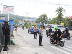 Polda Papua Barat Intensifkan Strong Point Jelang Berbuka Puasa