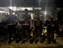 Patroli Sat Samapta Polres Sarmi Amankan Sholat Tarawih dan Situasi Kamtibmas di Kota Sarmi