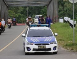 Long March 20 Kilometer Dilanjutkan Renang Laut 2 Nautical Mile, Personel Baru Sat Polairud Polres Sarmi Jalani Pembinaan Tradisi dan Pembaretan