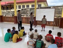 Polres Boven Digoel Gelar Ruang Edukasi Bagi Anak Putus Sekolah, Tingkatkan Literasi Dan Pola Hidup Sehat 