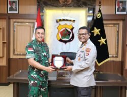 Audiensi Kapolda Papua Bersama Pangdam XVII/Cenderawasih Perkuat Sinergitas TNI–Polri