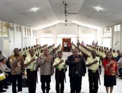 Bersama Polda Papua, Pelatihan Gada Pratama Lahirkan 88 Satpam Berintegritas