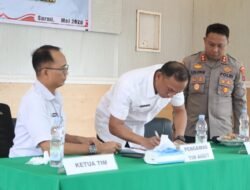 Polres Sarmi Ikuti Taklimat Akhir Audit Kinerja Itwasda Polda Papua Tahap I TA 2026 