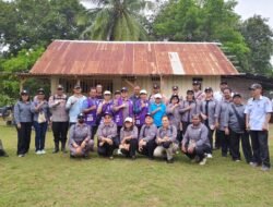 Dukung Pelayanan Kesehatan Masyarakat, Polsek Naukenjerai Amankan Kegiatan Posyandu Balita dan Lansia