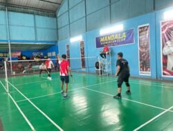 Persaingan Kian Sengit, Turnamen Badminton Terbuka Piala Kapolda Cup 2026 Masuki Hari Ketiga
