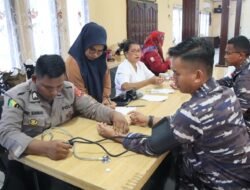 Aksi Donor Darah Hari Bhayangkara ke-80 di Biak, Terkumpul 67 Kantong Darah