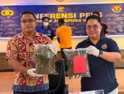 Seorang WNA Asal PNG Diciduk Opsnal Narkoba Polresta Lantaran Bawa Ganja 1,6 Kilogram