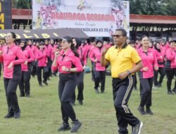 Pererat Soliditas dan Kebersamaan, Polda Papua Gelar Olahraga Bersama