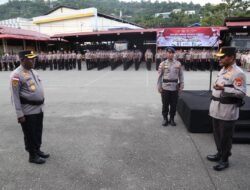 Kapolda Papua Pimpin Upacara Kenaikan Pangkat Anggota Polri dan ASN Periode 1 Juli 2026