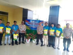 Momentum Hari Bhayangkara ke-80, Biro SDM Polda Papua Bagikan Beras SPHP