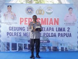 Kapolda Papua Resmikan Gedung SPPG Kelapa Lima Polres Merauke, Wujud Dukungan Polri Menuju Generasi Emas Indonesia 2045