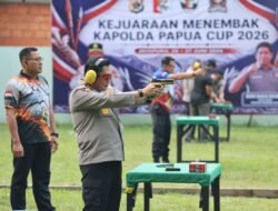 Bangun Sinergi dan Soliditas, Astama Ops Kapolri Latihan Menembak Bersama Jajaran Polda Papua