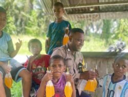 Dari Ujung Perbatasan Papua, Brigpol Silas Hadir Membawa Kepedulian dan Harapan bagi Masyarakat