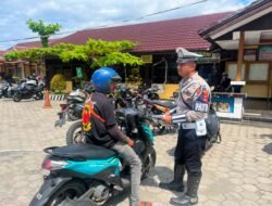 Satlantas Polres Kepulauan Yapen Tertibkan Pelanggaran, Wujudkan Kamseltibcarlantas di Kota Serui