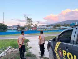 Polres Mamberamo Tengah Rutin Patroli, Pastikan Keamanan Kota Kobakma Tetap Kondusif
