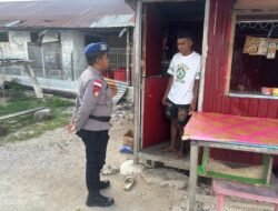 Sat Polairud Polres Biak Numfor Sambangi Dermaga Tiptop, Warga Diimbau Waspada dan Utamakan Keselamatan