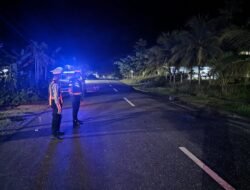 Patroli Blue Light Warnai Libur Maulid Nabi, Satlantas Waropen Jaga Kamseltibcarlantas