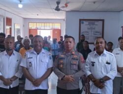 Cegah Karhutla Meluas, Polres Biak Numfor Ajak Warga Babrinbo Jaga Lingkungan