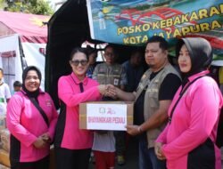 Bersama di Tengah Duka: SPN Polda Papua Berbagi untuk Korban Kebakaran Dok V